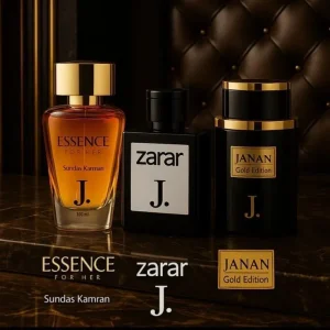 janan zarar essence pack of 3 unisex perfumes 100ml